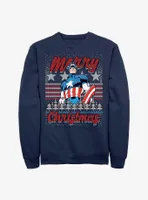 Marvel Captain America Christmas Sweatshirt