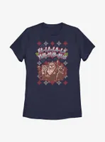 Star Wars Ewok Holiday Festivities Womens T-Shirt