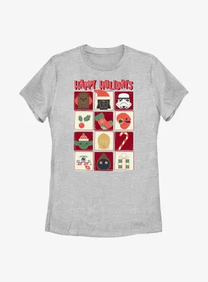 Star Wars Holiday Icons Womens T-Shirt