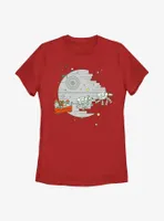 Star Wars Christmas Death Womens T-Shirt