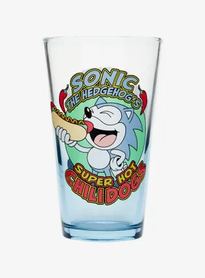 Sonic the Hedgehog Super Hot Chilidogs Pint Glass