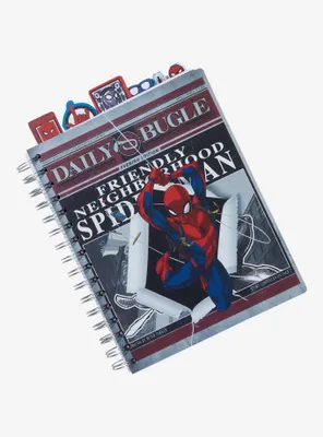 Marvel Spider-Man Daily Bugle Figural Tab Journal