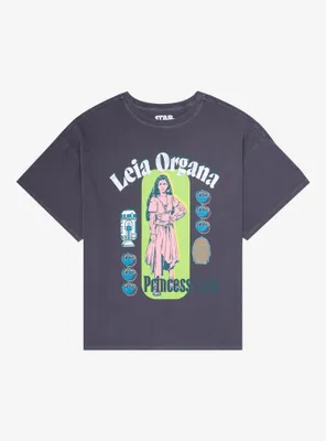 Star Wars Princess Leia Tonal Women's T-Shirt - BoxLunch Exclusive