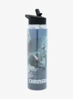 Chainsaw Man City Poster Water Bottle