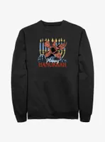 Stranger Things Demogorgon Happy Hanukkah Sweatshirt