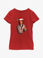 Stranger Things Santa Steve Youth Girls T-Shirt