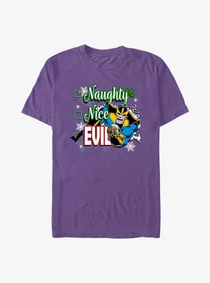 Marvel Thanos Naughty List T-Shirt