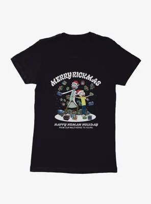 Rick And Morty Merry Rickmas Womens T-Shirt