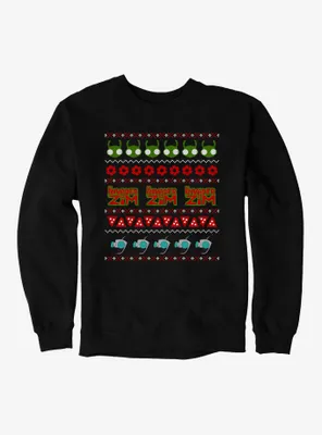 Invader Zim Ugly Christmas Sweater Pattern Sweatshirt