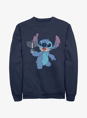 Disney Lilo & Stitch Hanukkah Menorah Sweatshirt