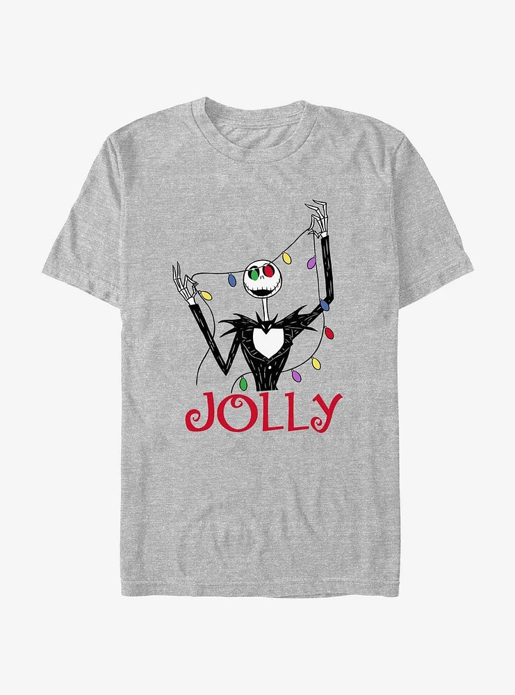 Disney The Nightmare Before Christmas Jack Jolly Lights T-Shirt