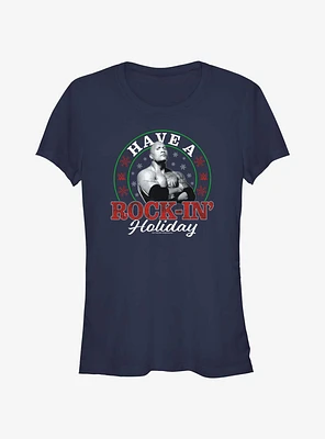 WWE Have A Rock-In' Holiday Girls T-Shirt