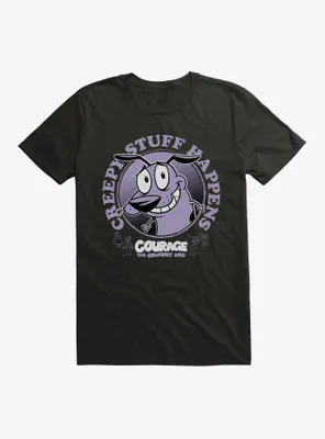 Courage The Cowardly Dog Creepy Stuff Happens T-Shirt
