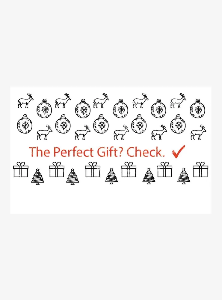 THE PERFECT GIFT?  GIFT CARD