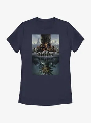 Marvel Black Panther: Wakanda Forever Poster Womens T-Shirt Box Lunch Web Exclusive