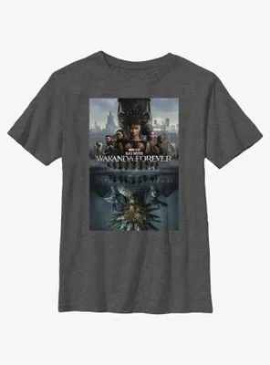 Marvel Black Panther: Wakanda Forever Poster Youth T-Shirt Box Lunch Web Exclusive