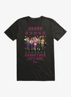 Barbie Merry Christmas Let's Rock Ugly T-Shirt