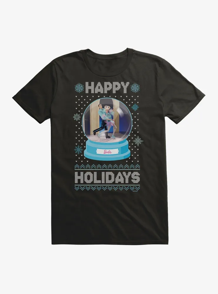 Barbie Snowglobe Holidays Ugly Christmas T-Shirt