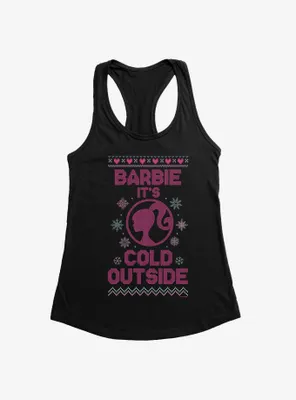 Barbie It's Cold Outside Ugly Christmas Womens Tank Top