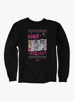 Barbie Rock The Halls Ugly Holiday Sweatshirt