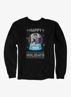 Barbie Snowglobe Holidays Ugly Holiday Sweatshirt
