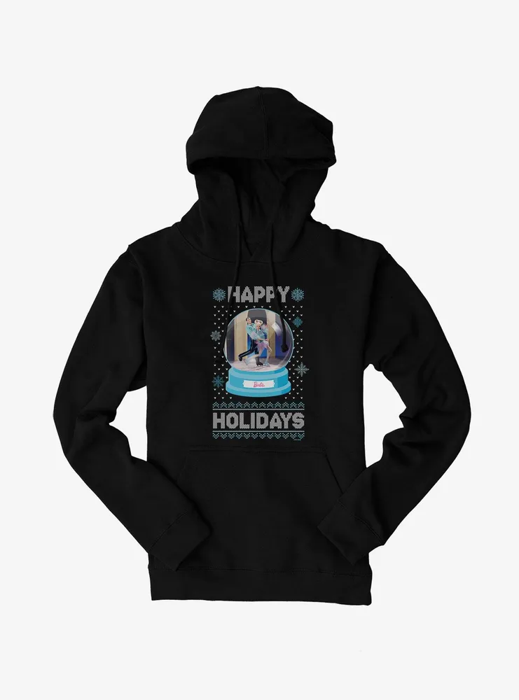 Barbie Snowglobe Holidays Ugly Holiday Hoodie