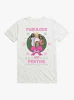 Barbie Fabulous And Festive Ugly Christmas Pattern T-Shirt