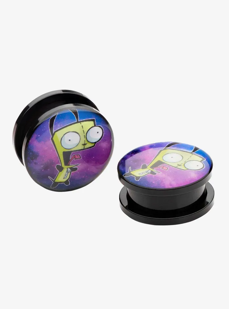 7/16 Acrylic Invader Zim GIR Plug 2 Pack