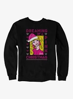 Barbie Dreaming of A Pink Ugly Christmas Pattern Sweatshirt