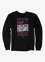 Barbie Rock The Halls Ugly Christmas Pattern Sweatshirt