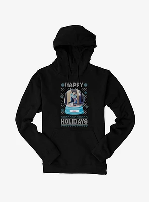 Barbie Snowglobe Holidays Ugly Christmas Pattern Hoodie