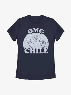 Frosty The Snowman OMG Chill Womens T-Shirt