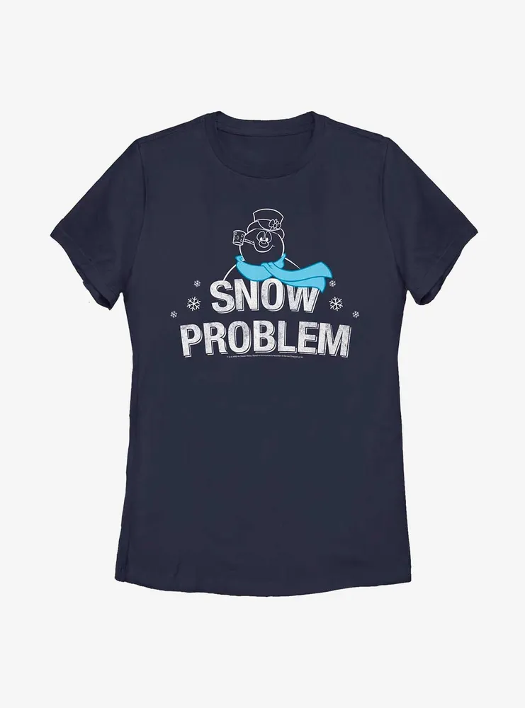 Frosty The Snowman Snow Problem Womens T-Shirt