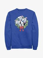 Disney 101 Dalmatians Puppy Christmas Wreath Sweatshirt