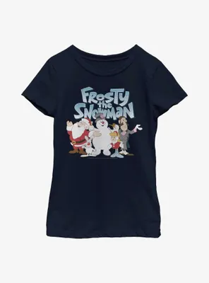Frosty The Snowman Group Youth Girls T-Shirt