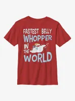 Frosty The Snowman Fastest Belly Whopper Youth T-Shirt