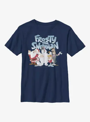 Frosty The Snowman Group Youth T-Shirt