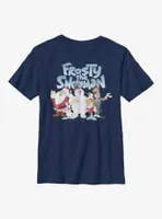 Frosty The Snowman Group Youth T-Shirt