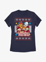 The Year Without Santa Claus Christmas Group Womens T-Shirt