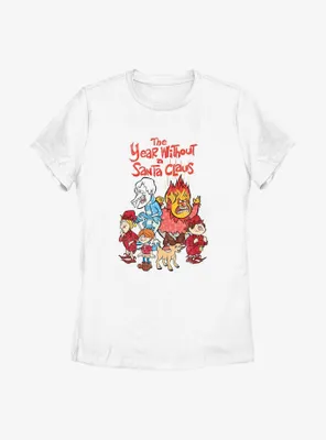 The Year Without Santa Claus Logo Group Womens T-Shirt