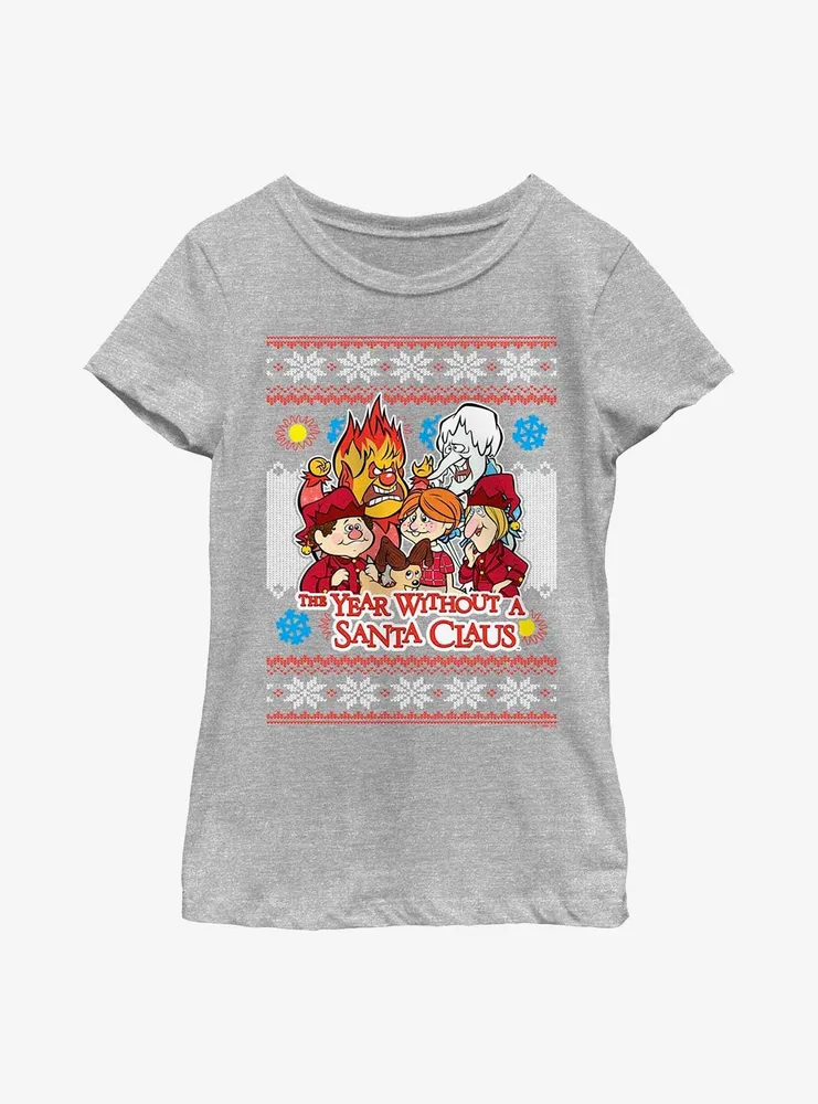 The Year Without Santa Claus Christmas Group Youth Girls T-Shirt