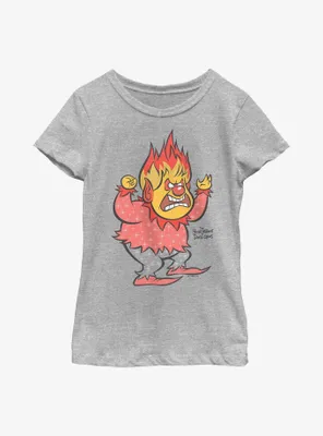 The Year Without Santa Claus Vintage Heat Miser Youth Girls T-Shirt