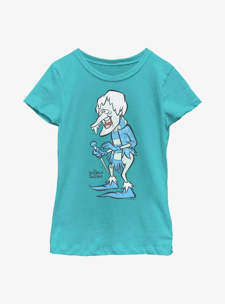 The Year Without Santa Claus Vintage Snow Miser Youth Girls T-Shirt