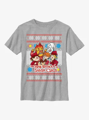 The Year Without Santa Claus Christmas Group Youth T-Shirt