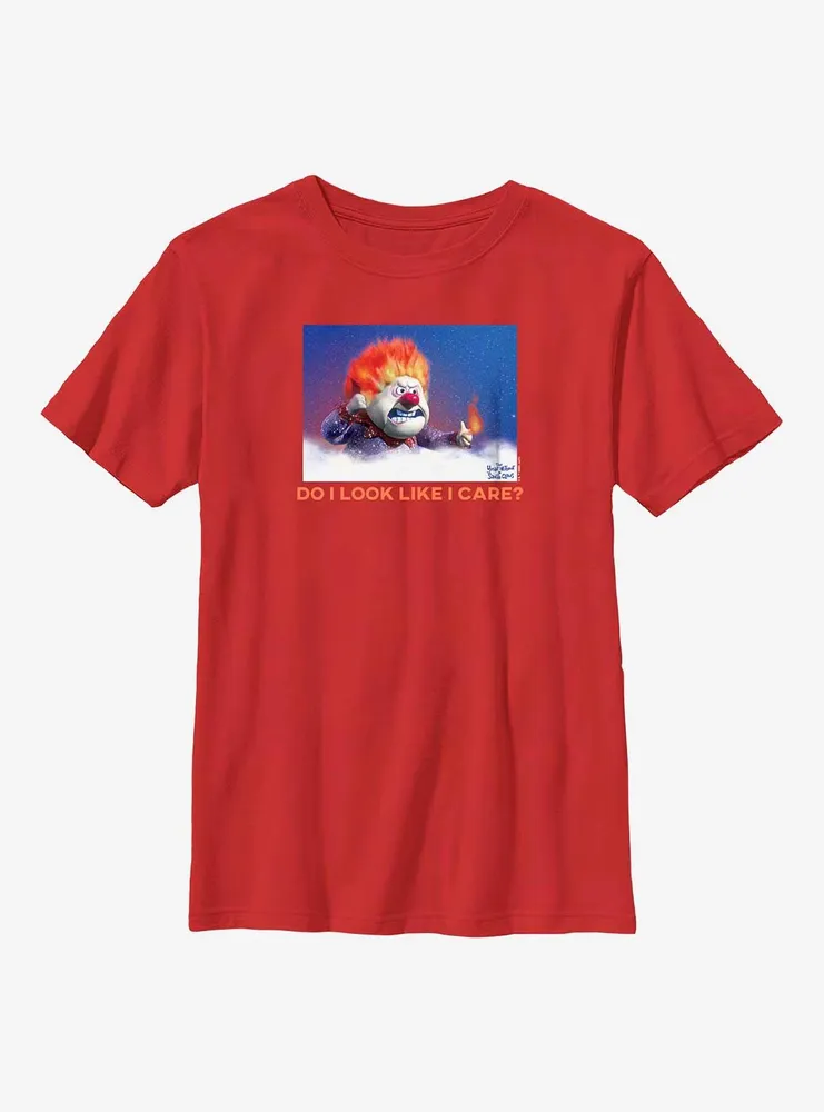 The Year Without Santa Claus Heat Miser Care? Youth T-Shirt