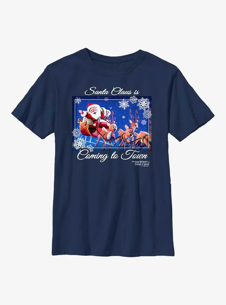 The Year Without Santa Claus Coming To Town Youth T-Shirt