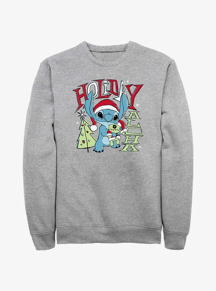 Disney Lilo & Stitch Holiday Aloha Sweatshirt