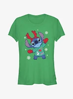 Disney Lilo & Stitch Reindeer Girls T-Shirt