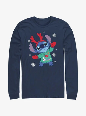 Disney Lilo & Stitch Reindeer Long-Sleeve T-Shirt