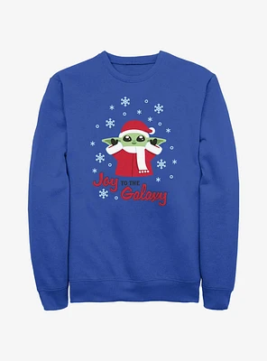 Star Wars The Mandalorian Santa Grogu Joy To Galaxy Sweatshirt